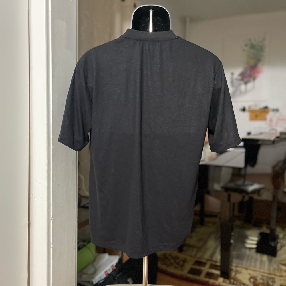 EUC Men’ Size Small Balenciaga OversizedBB Mode Logo Print T-shirt Black & White - Picture 10 of 13
